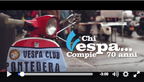 Video 70 anni vespa piaggio pontedera